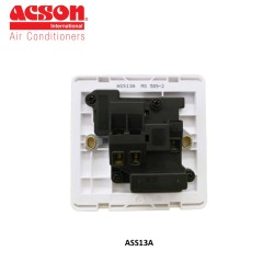 EASI SWITCH/SWITCH SOCKET ACSON ASS13A SINGLE POLE 13A BS 250V EASI SWITCH/SWITCH SOCKET ACSON ASS13A SINGLE POLE 13A BS 250V