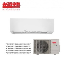 ACSON A3WMY10BNF/A3LCY10BN INVERTER REINO BUILT IN WIFI R-32 1.0HP ACSON A3WMY10BNF/A3LCY10BN INVERTER REINO BUILT IN WIFI R-32 1.0HP