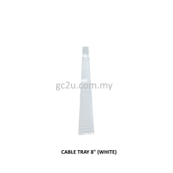 CABLE TRAY 8" (WHITE)