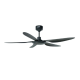 Ceiling Fan Deka C/W RC F5dc Pro 56" 5 Blade Matt Black