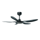 Ceiling Fan Deka C/W RC F5dc Pro 46'' 5 Blade  Matt Black