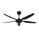 Ceiling Fan KDC 5 Blades DC Motor 24 Speed + Reverse with Remote Control