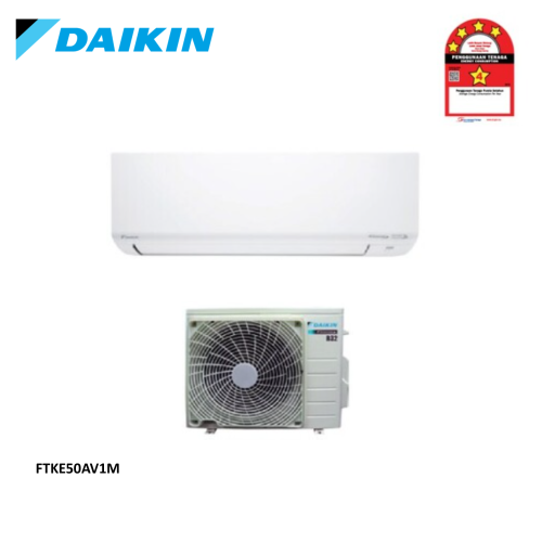 Daikin 1.0HP R32 FTKE Series Wall Mounted (WiFi) Inverter Air Conditioner