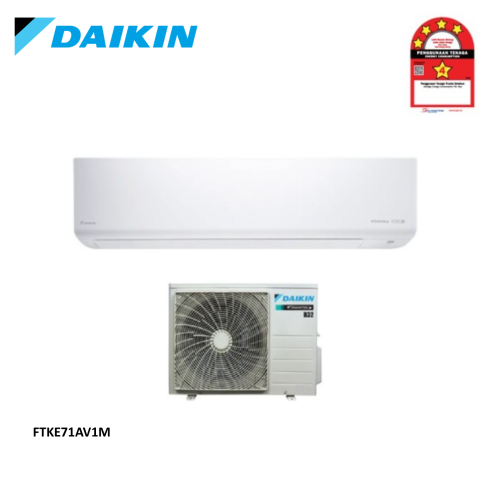 Daikin 1.0HP R32 FTKE Series Wall Mounted (WiFi) Inverter Air Conditioner
