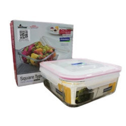 ACSON GLASSLOCK 2600ML FOOD CONTAINER (SQUARE) Z1-0197 ACSON GLASSLOCK 2600ML FOOD CONTAINER (SQUARE) Z1-0197