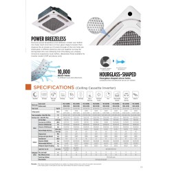 Midea Ceiling Cassette Inverter R32 Air Conditioner