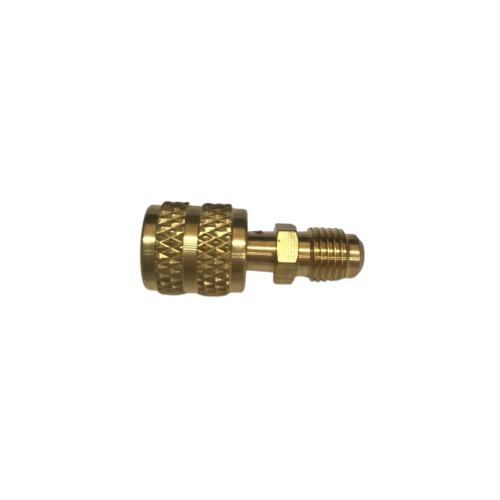 Conversion Adaptor R410a To R22 - Inner Thread 5/16" (R410a Male) To Outer Thread 1/4" (R22 Female)