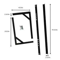 Bracket Outdoor 1.0HP (Black)
