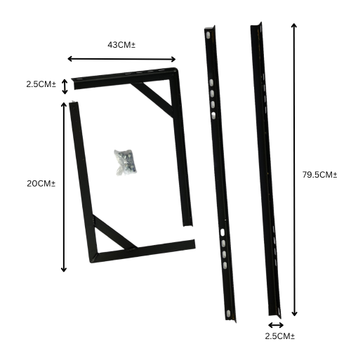 Bracket Outdoor 1.0HP (Black)