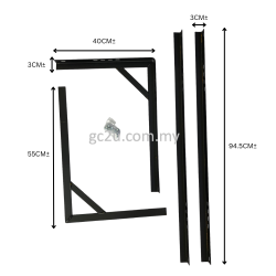 BRACKET OUTDOOR 2.0HP (BLACK) BRACKET OUTDOOR 2.0HP (BLACK)