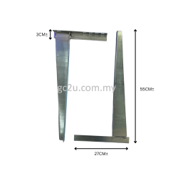 BRACKET 2.0HP (CROME/ZINC) BRACKET 2.0HP (CROME/ZINC)