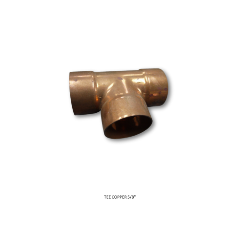 Tee Copper 5/8