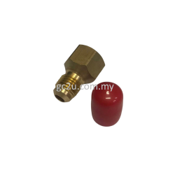 GAUGE ADAPTOR 1/4 X 1/8 (AUSSEN-1/8 X INNER-1/4) GAUGE ADAPTOR 1/4 X 1/8 (AUSSEN-1/8 X INNER-1/4)