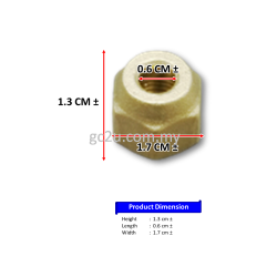 FLARE NUT 1/4 FLARE NUT 1/4