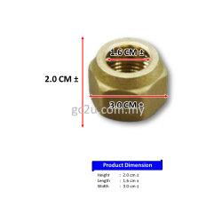 FLARE NUT 5/8 FLARE NUT 5/8
