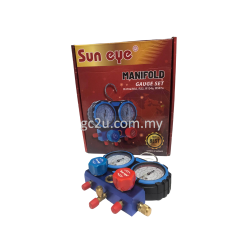 MANIFOLD GAUGE SET C/W METER 68MM SUNEYE 5FT (R32, R410, R22) MANIFOLD GAUGE SET C/W METER 68MM SUNEYE 5FT (R32, R410, R22)