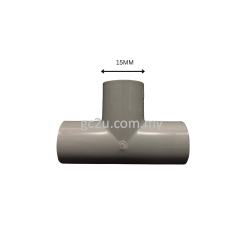 Tee Pvc 15mm 1/2"