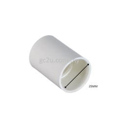 Socket Pvc (25mm) White