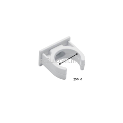 Saddle Clip Pvc (25mm) White